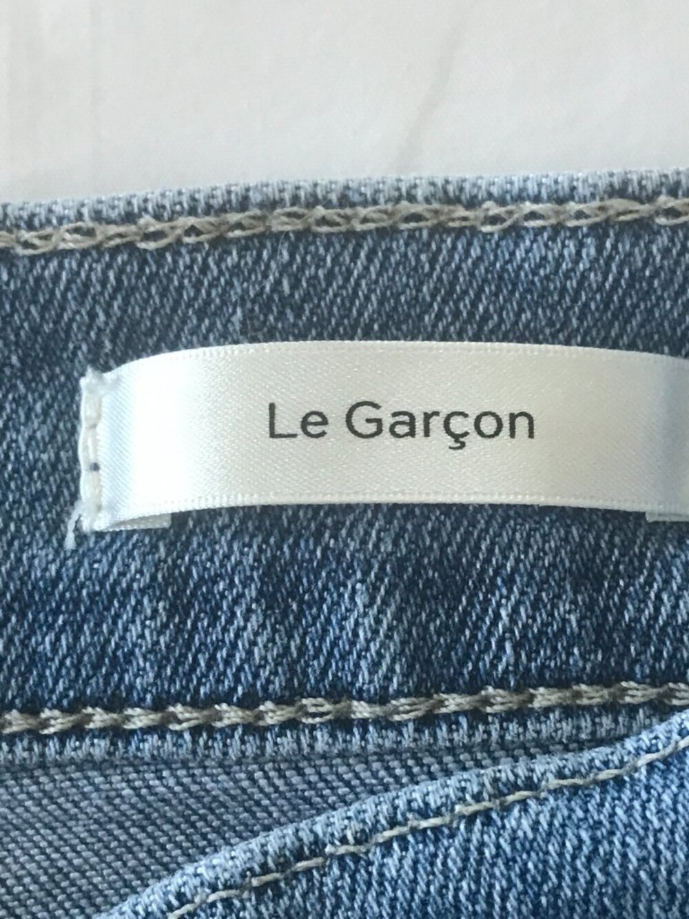 Frame Le Garcon Jeans Women 30 Blue Mid Rise Medium Wash Sculpting Slimming - Picture 4 of 14